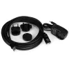 StarTech.com 5 m USB 2.0 aktiivinen jatkokaapeli - M/F, 5 m, USB A, USB A, USB 2.0, pistoke/rasia, musta