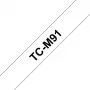 Merkintänauha Brother TCM91 9 mm musta läpinäkyvälle