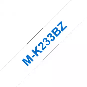 Merkintänauha Brother MK233 12 mm sininen/valkoinen