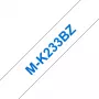 Merkintänauha Brother MK233 12 mm sininen/valkoinen