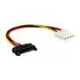 SATA-virtasovitinkaapeli 15-pin rasia / 4-pin pistoke 0,30 m InLine 29669A