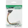 InLine SATA-virtakaapeli 1x 5,25 tuuman / SATA 0,30 m