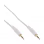 InLine audiokaapeli 3,5 mm klinkkipistoke / klinkkipistoke valkoinen/kulta 3 m