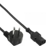 Virtakaapeli InLine 16652H Israel tyyppi H 3-napainen IEC C13 -pistoke 1,8 m