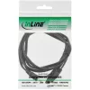 Y-kaapeli 3,5 mm plugi pistoke - 2x 3,5 mm plugi liitäntä stereo 5 m InLine 99300D