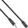 InLine audio-adapterikaapeli 4-napainen 2,5mm pistoke / 4-napainen 3,5mm liitäntä 3m