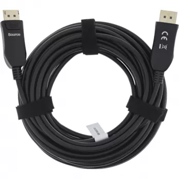 InLine DisplayPort 1.4 AOC -kaapeli, 8K4K, musta, 40 m