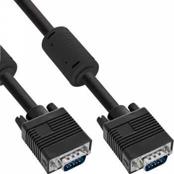 S-VGA-kaapeli 15HD pistoke/pistoke musta 0,3m InLine 17803B