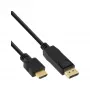 InLine 30 kpl bulk-pakkaus DisplayPort–HDMI-muunninkaapeli, musta, 2 m
