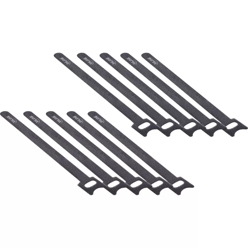 InLine tarranauhakiristin 180x12 mm, 10 kpl, musta