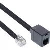 InLine modulaarikaapeli RJ12 6P6C pistoke/pistorasia 2 m