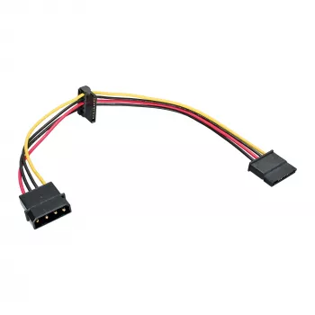 InLine sisäinen virtakaapeli 1x 4-napainen Molex / 2x SATA virta 0,30 m