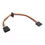 InLine sisäinen virtakaapeli 1x 4-napainen Molex / 2x SATA virta 0,30 m