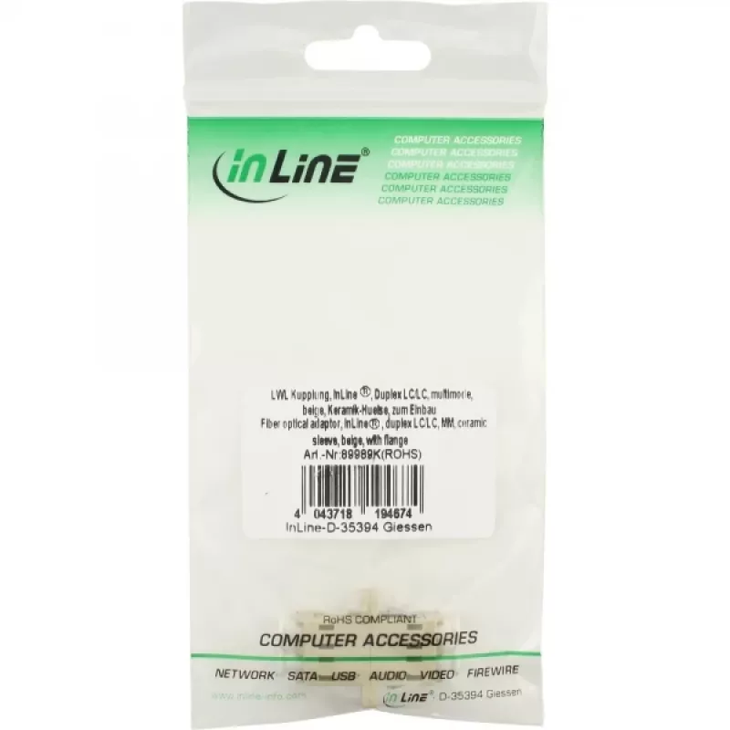 Duplex-kuituadapteri LC/LC MM InLine 89989K