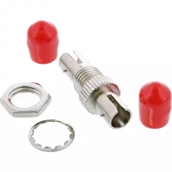 InLine kuitu-liitin Simplex ST/ST multimode metalliholkki 89990B