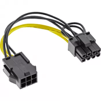 InLine sisäinen virta-adapteri 6-pin / 8-pin PCIe PCI-Express-näytönohjaimille