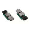 InLine USB 2.0 -sovitin sisäinen 2x USB-A naaras emolevyn liittimeen 33440I