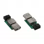 InLine USB 2.0 -sovitin sisäinen 2x USB-A naaras emolevyn liittimeen 33440I