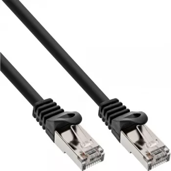 InLine verkkokaapeli SF/UTP Cat.5e musta 1,5 m
