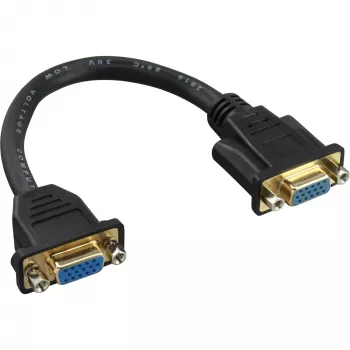 InLine VGA-sovitinkaapeli 15-pin VGA naaras/naaras 0,2 m