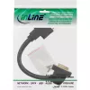 InLine DVI-I-sovitinkaapeli 24+5 DVI-naaras / naaras laipalla 0,2 m