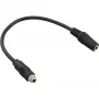 InLine audio-sovitinkaapeli, 3,5 mm stereo naaras-naaras, yhdellä vaipalla, 0,2 m