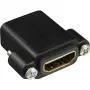 InLine HDMI-sovitin Type-A naaras / A naaras kullattu laipalla, 4K2K