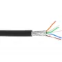 InLine verkkokaapeli S/FTP PiMF Cat.6A halogeniton 500MHz musta 100m