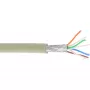 InLine verkkokaapeli S/FTP PiMF Cat.6A halogeniton 500MHz harmaa 100m