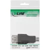 InLine Micro-USB-adapteri Micro-B uros USB A naaras 31604