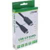 InLine USB 2.0 -kaapeli, USB-C-uros / Mini-B-uros (5-napainen), musta, 2 m
