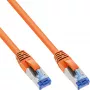 InLine verkkokaapeli S/FTP PiMF Cat.6A halogeeniton 500MHz oranssi 20m