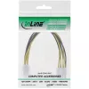 InLine emolevyn virtasovitin 12V ATX1.3 4-napainen liitin / ATX2.0 8 Pin -pistoke