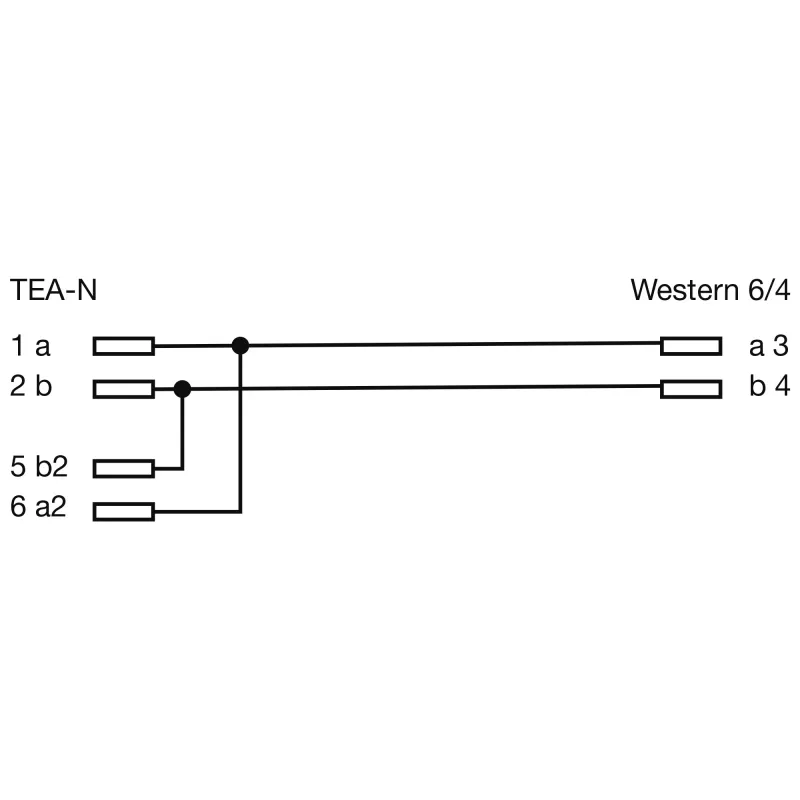 InLine TAE-N -kaapeli TAE-N / RJ11 -adapteri 6P2C rinnankytketty 6 m