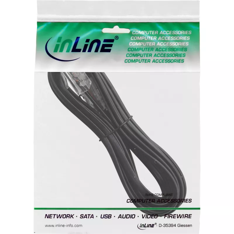InLine ISDN-kaapeli RJ45 pistoke/pistoke 8P4C 5 m