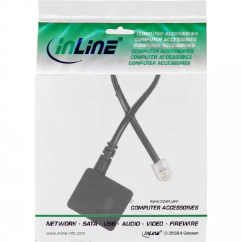 TAE-adapterikaapeli RJ11 6P4C pistoke - TAE-N liitin InLine 69946