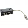 InLine ISDN-haaroitin 1 -> 8, 0,15 m, vastuksilla