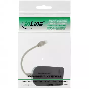 InLine ISDN-haaroitin 1 -> 8, 0,15 m, vastuksilla