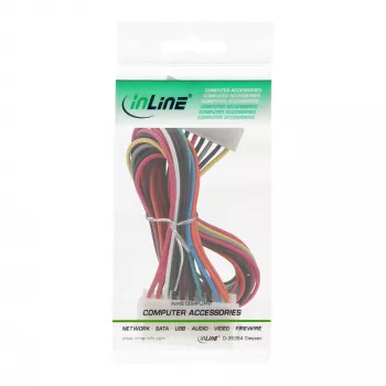InLine jatkojohto ATX-virtakaapelille 20 pin 0,30 m