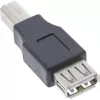 USB 2.0 -adapteri Type-A liitin / Type-B pistoke InLine 33442