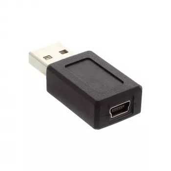USB 2.0 -adapteri A-pistoke / Mini 5-napainen liitin InLine 33500A