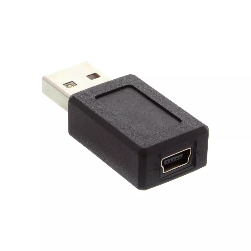 USB 2.0 -adapteri A-pistoke / Mini 5-napainen liitin InLine 33500A