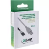 InLine USB 2.0 -adapterikaapeli USB Type-A pistoke / pin-header-pistoke, 0,40 m