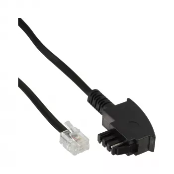 InLine TAE-F -kaapeli Telekom/Siemens TAE-F / RJ11 6P4C M/M, 3 m