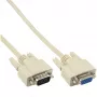InLine VGA-kaapeli 15 HD pistoke/liitin beige 3 m