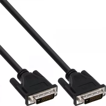 InLine DVI-D -kaapeli, 24+1 pistoke/pistoke, Dual Link, 2 m