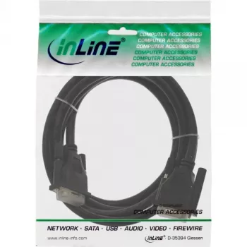 InLine DVI-D -kaapeli, 24+1 pistoke/pistoke, Dual Link, 2 m