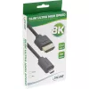 InLine ohut Ultra High Speed HDMI-kaapeli AM/DM 8K4K kullattu musta 2 m