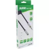 InLine ohut audio spiraalikaapeli 3,5 mm pistoke / liitin, 4-napainen, stereo, 1 m