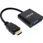 InLine muunninkaapeli HDMI-VGA äänellä aktiivinen videomuunnin musta